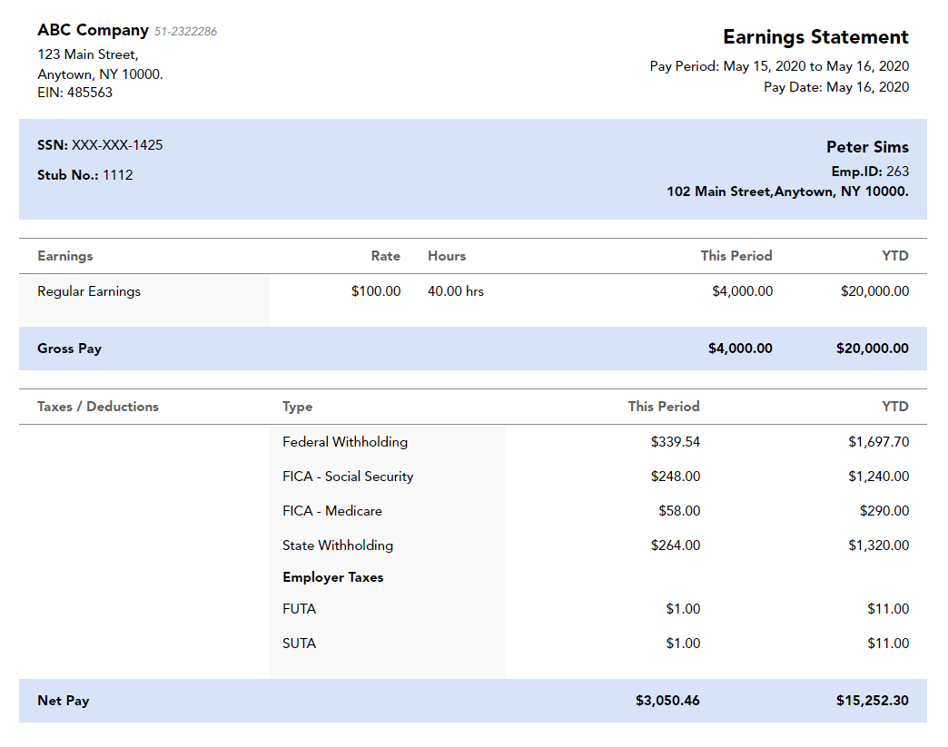 paycheck template excel