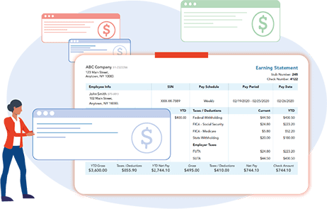 Customize paystubs