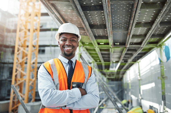 Independent contractor at a work site